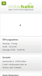 Mobile Screenshot of moebel-hahn.de